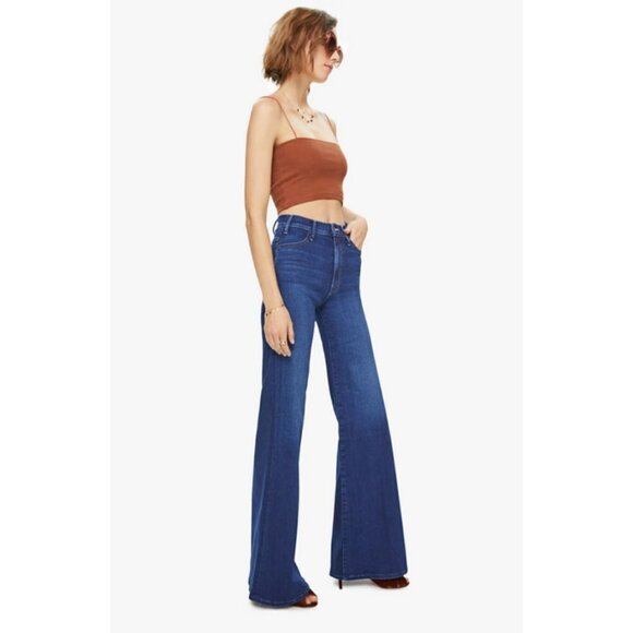 💕MOTHER💕 The Hustler Roller Heel Jeans ~ Small Pleasures 32 NWT - Picture 3 of 16